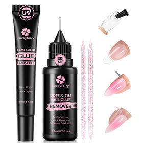 Luckyfairy front packaging showing complete kit and quick application benefit