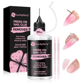 Luckyfairy front packaging showing 60ml bottle and benefits