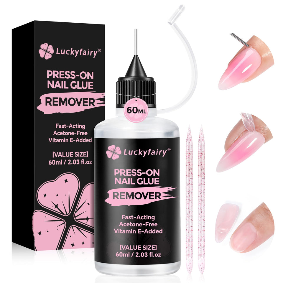 Luckyfairy front packaging showing 60ml bottle and benefits