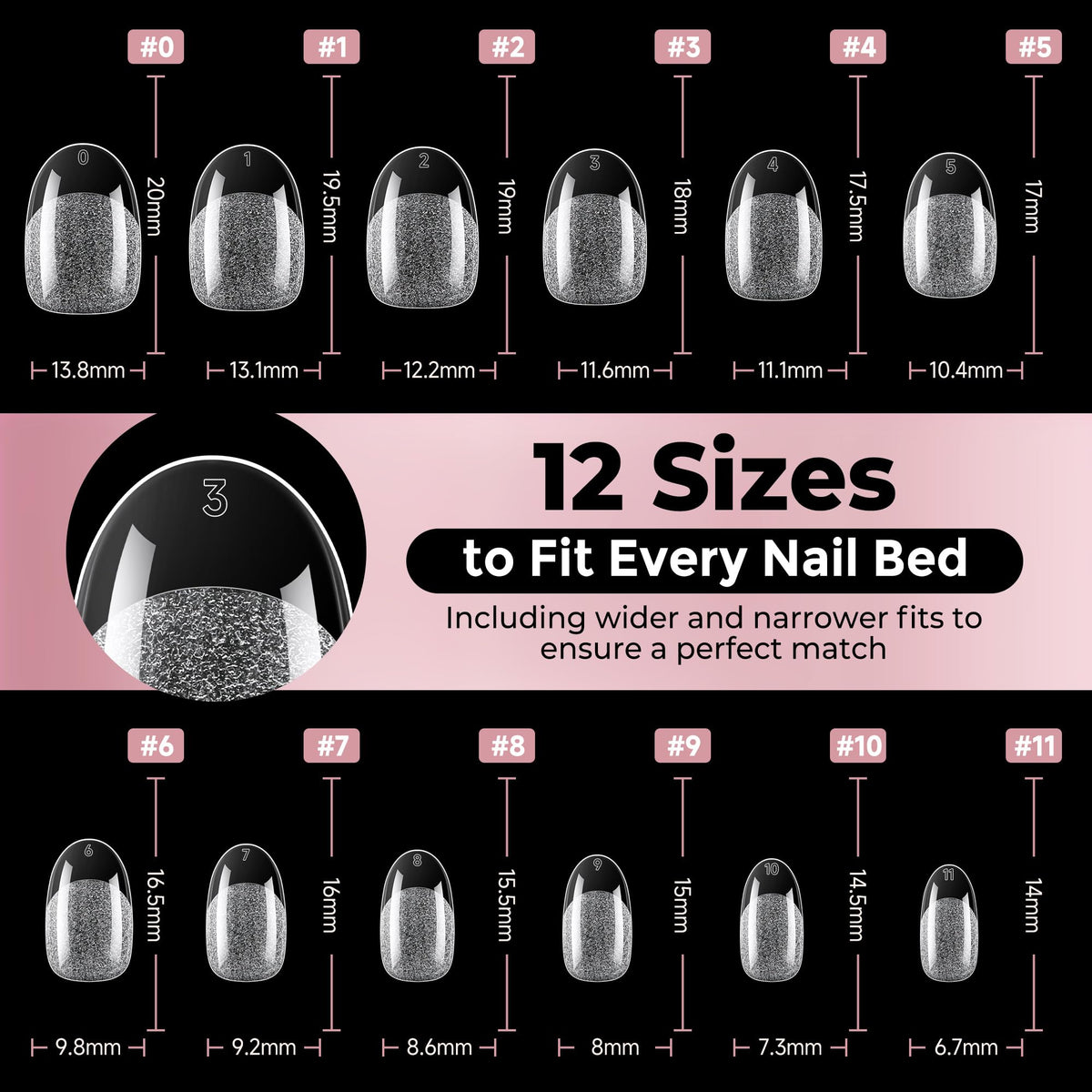 Luckyfairy label and size numbering for quick size matching