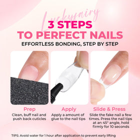 Luckyfairy manicure desk setup illustrating easy at-home use