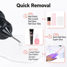 Luckyfairy precision tip close-up demonstrating targeted application and reduced mess