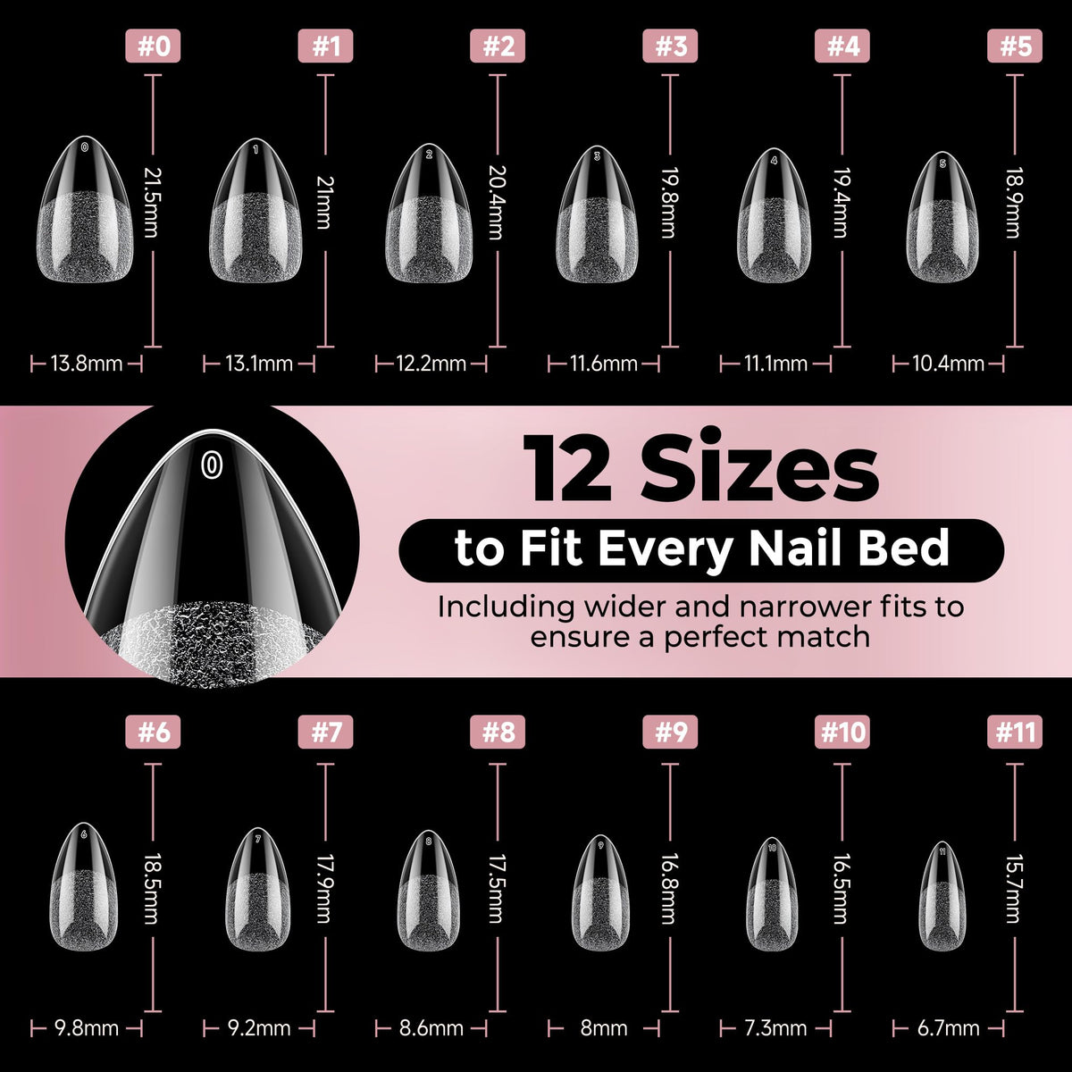 Luckyfairy tip beside coin to show scale and length for accurate sizing