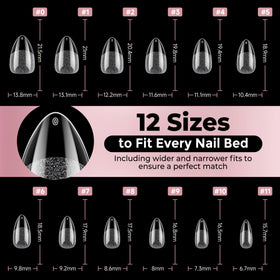 Luckyfairy tip beside coin to show scale and length for accurate sizing