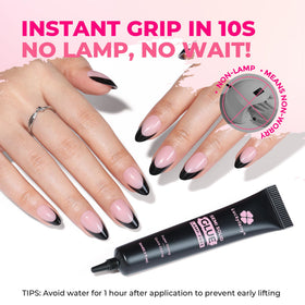 Luckyfairy semi-solid gel on spatula showing texture and control