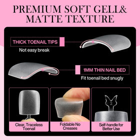 Luckyfairy detailed view of tips edge for smooth trimming and shaping