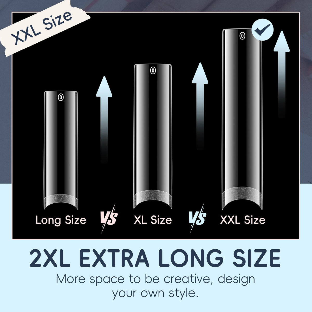 luckyfairy numbered tray with 12 sizes for easy accurate sizing and fit