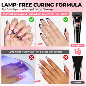 luckyfairy size scale next to coin highlighting compact 2ml tube portability