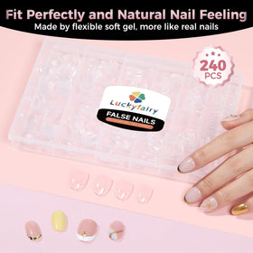 Luckyfairy storage box opened displaying organized tips for easy access