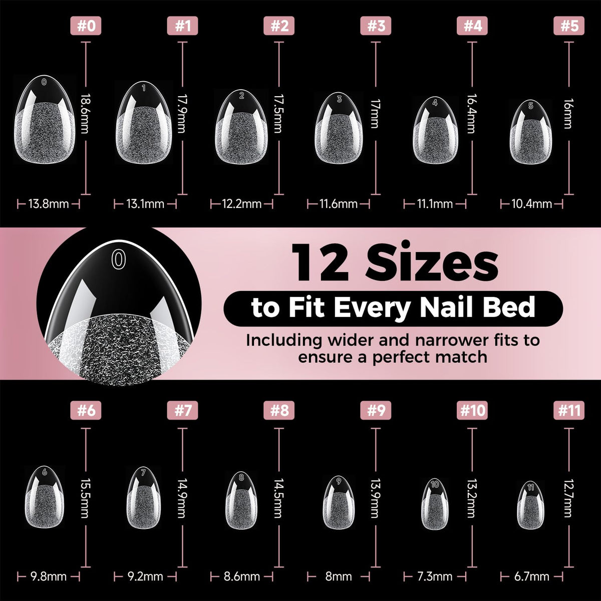 Luckyfairy finished styled almond nails in lifestyle setting for inspiration
