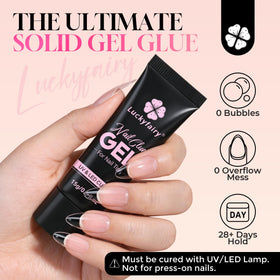 Luckyfairy gel texture close-up highlighting non-flowing formula for precise control