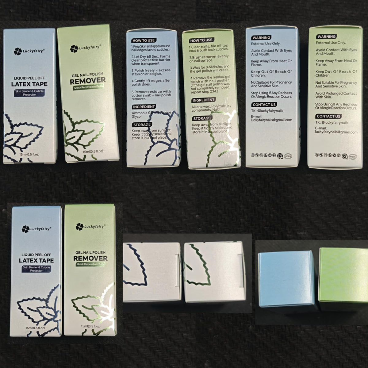 Luckyfairy travel-ready kit styled in a purse for on-the-go convenience