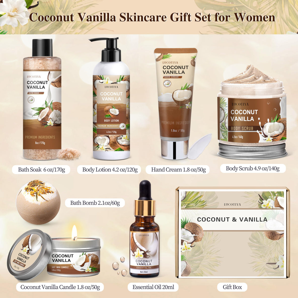 LUCOTIYA body lotion pump dispensing creamy lotion for fast hydration benefit