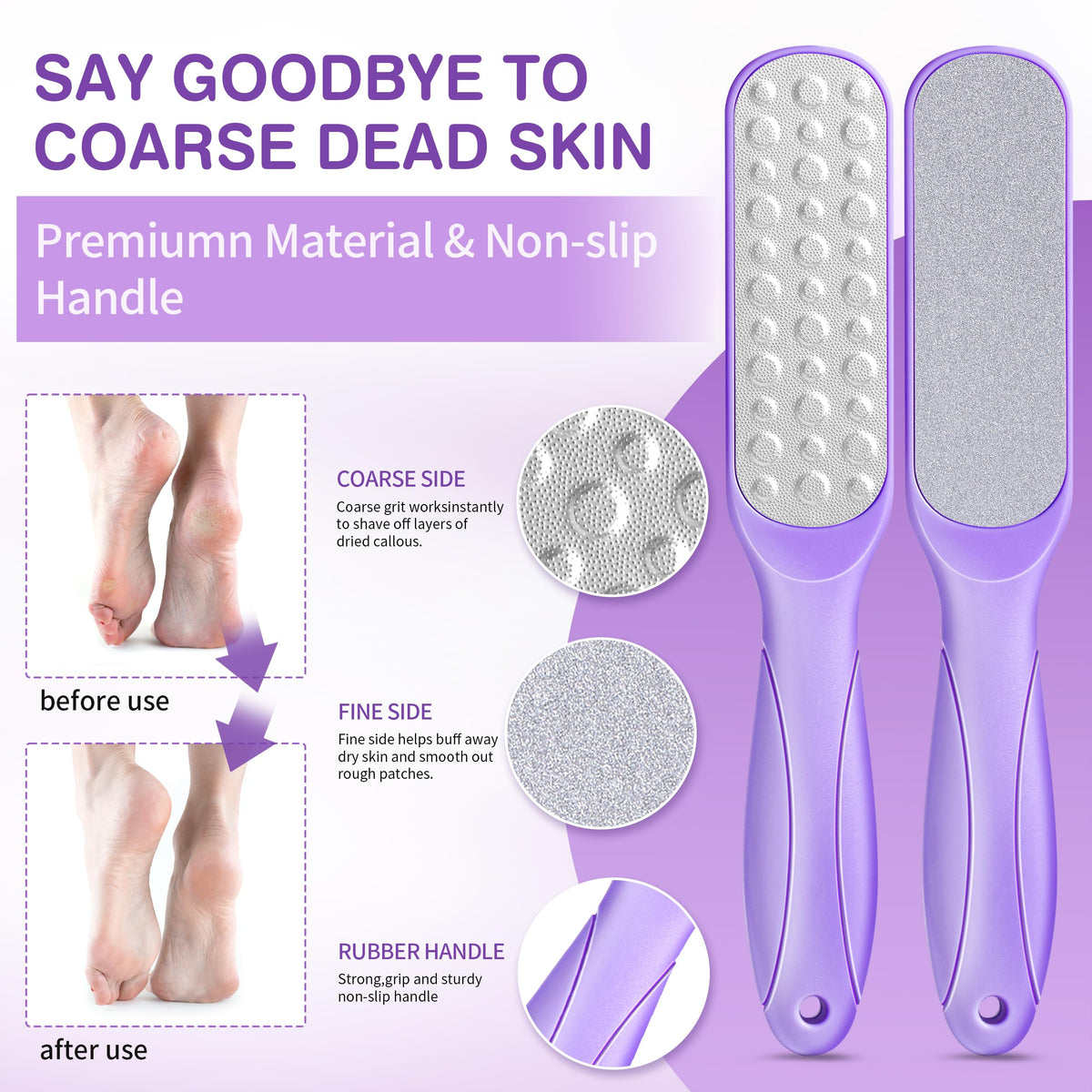 LUCOTIYA open foot scrub tub showing granules to exfoliate rough skin