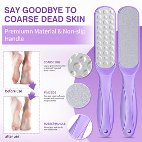 LUCOTIYA open foot scrub tub showing granules to exfoliate rough skin
