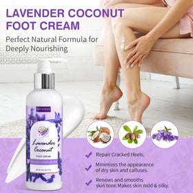 LUCOTIYA urea cream tube label and texture to hydrate cracked heels