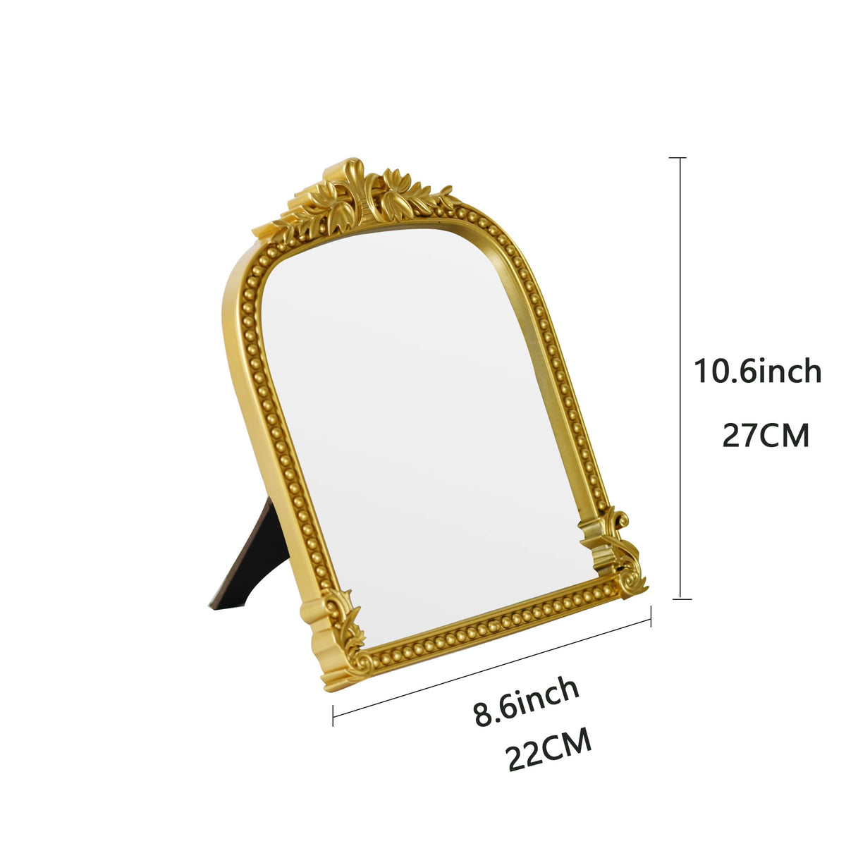 LuHeToz close-up of gold frame detailing highlighting antique texture benefit
