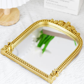 LuHeToz lifestyle shot in bedroom showing how mirror enhances room decor