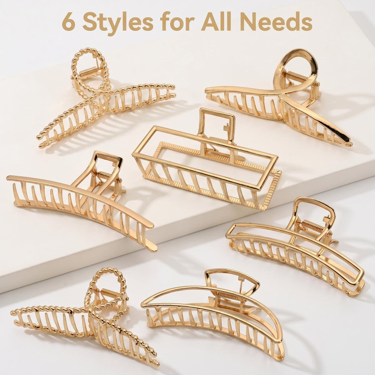 LUKACY clip holding a large messy bun for comfortable all-day wear