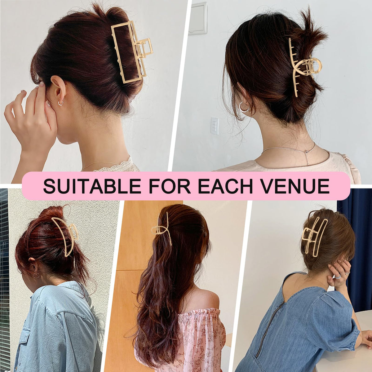 LUKACY clip used in office updo showing polished, professional look