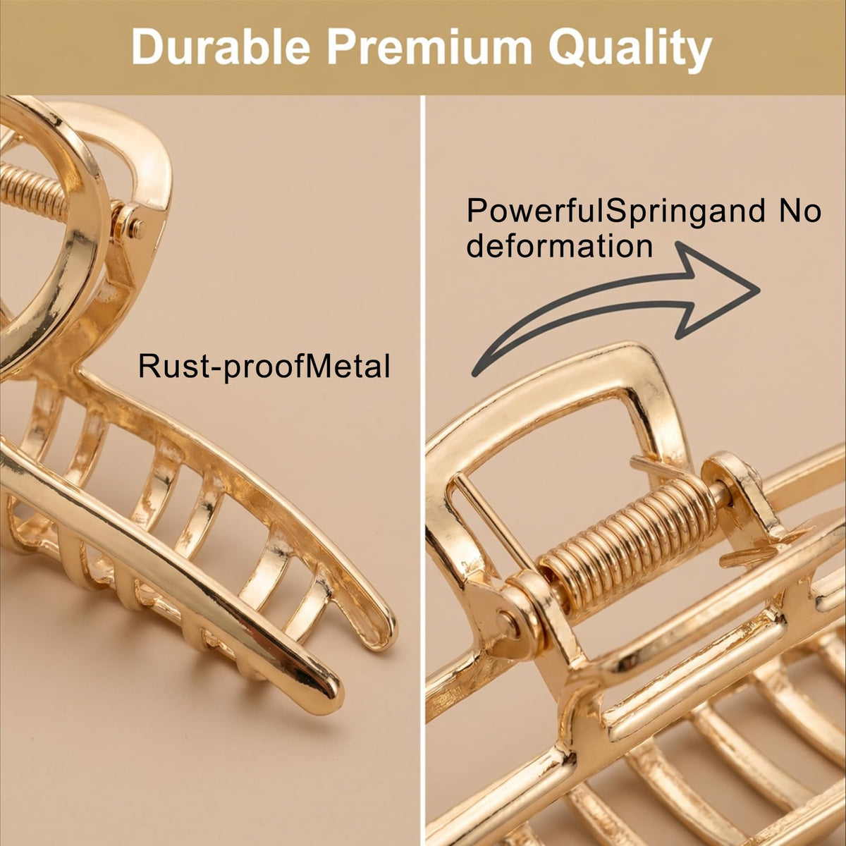 LUKACY detailed view of spring mechanism showing strong, reliable grip