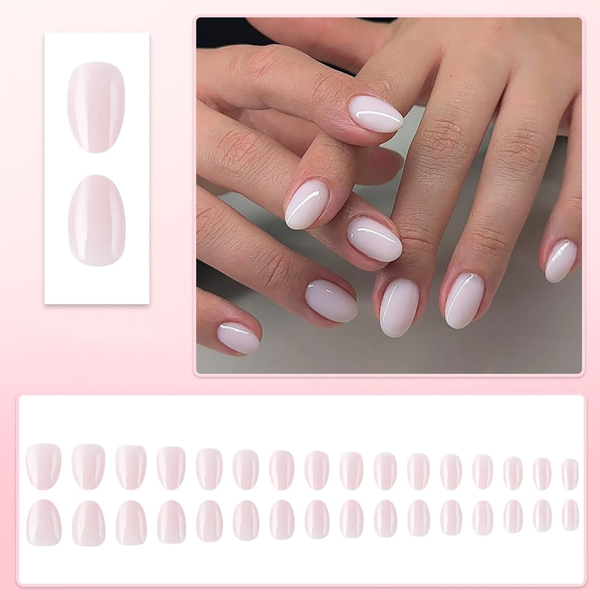 Lukmexor nail size layout with 16 sizes displayed for precise fit