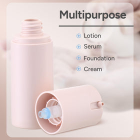 Lulupack on a bathroom counter with skincare items showing everyday convenience and tidy storage