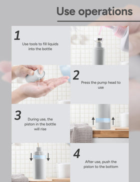 Lulupack included funnel and label stickers being used for mess-free refills and organization