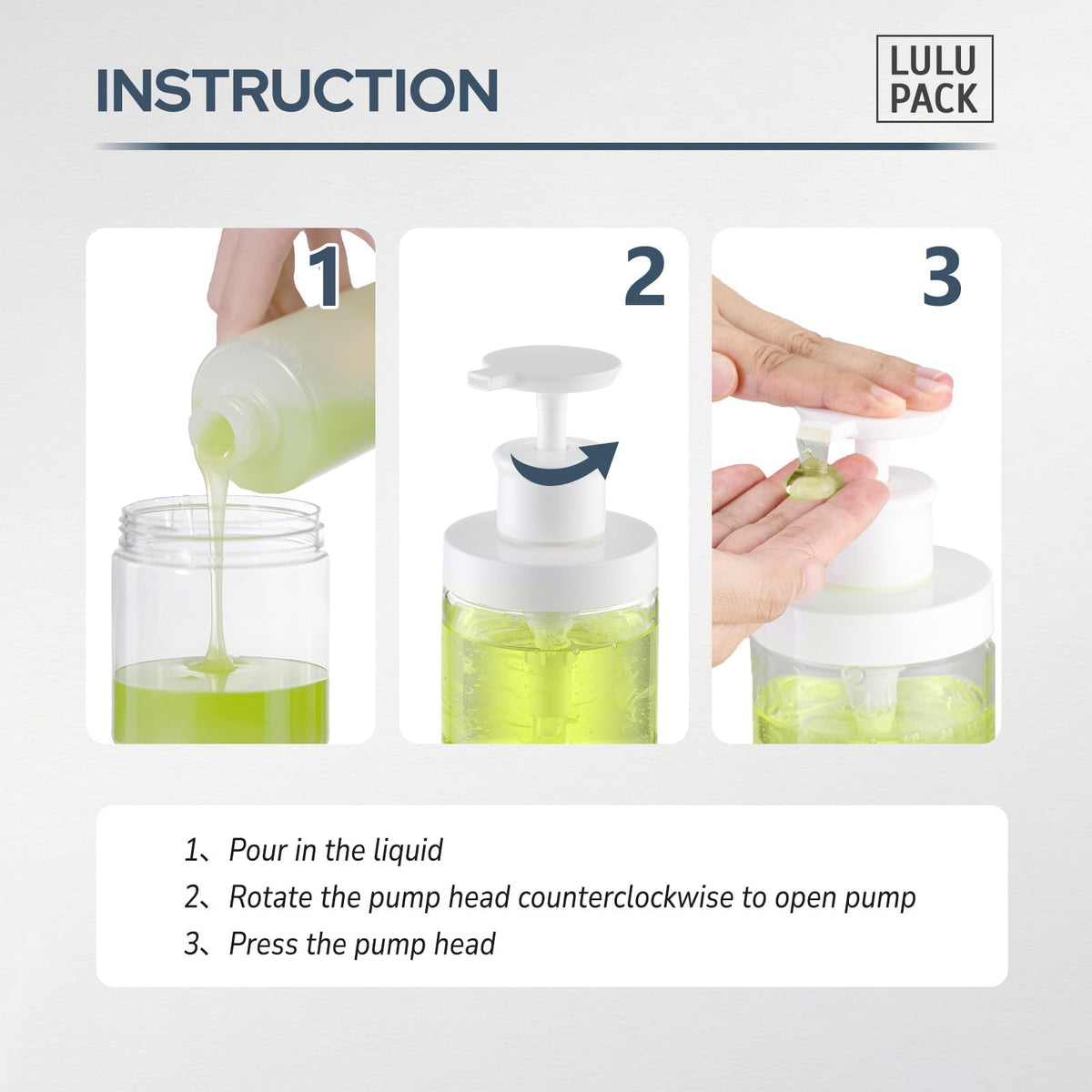 Lulupack size comparison with 250ml scale showing compact travel-friendly benefit