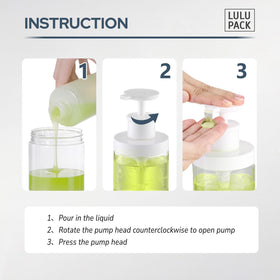 Lulupack size comparison with 250ml scale showing compact travel-friendly benefit