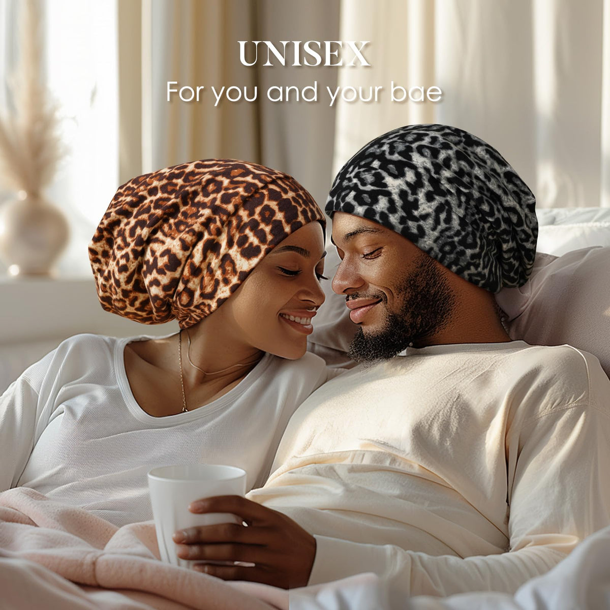 LULUSILK bonnet held in hand to show size and roomy capacity benefit