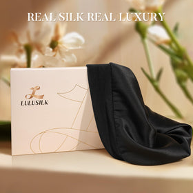 LULUSILK gift box packaging ideal for presenting a protective hair bonnet