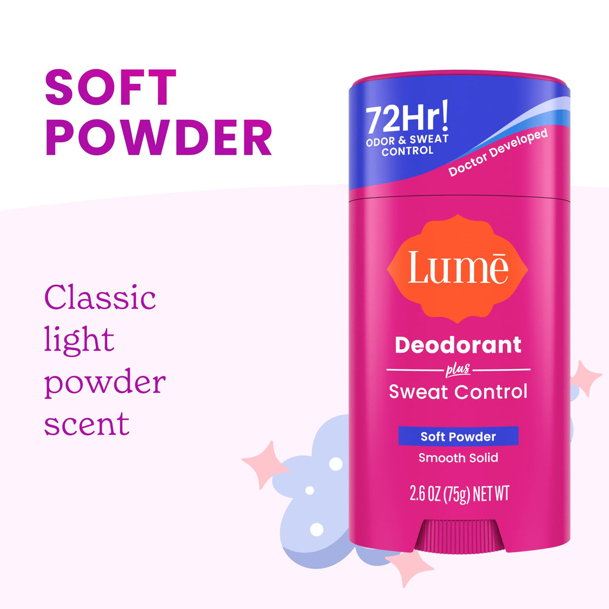 Person applying Lume underarm demonstrating practical use and long-lasting dryness