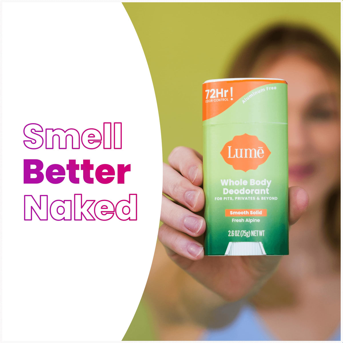 Lume on bathroom counter in lifestyle scene showing everyday readiness benefit