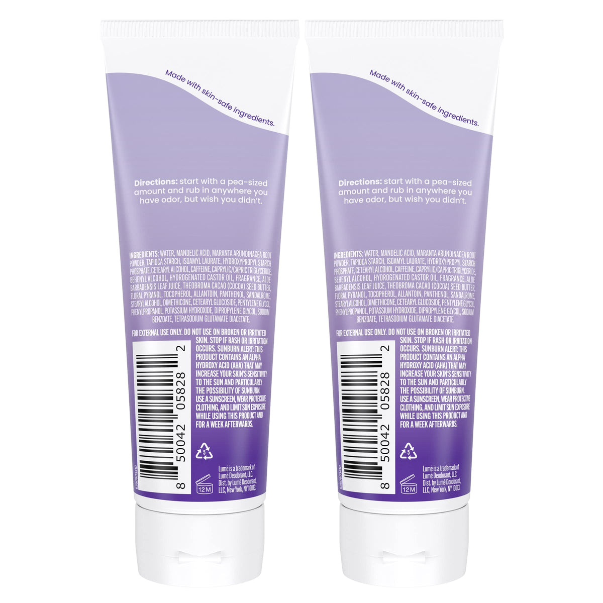 Lume cream close texture displaying smooth lotion consistency for easy absorption