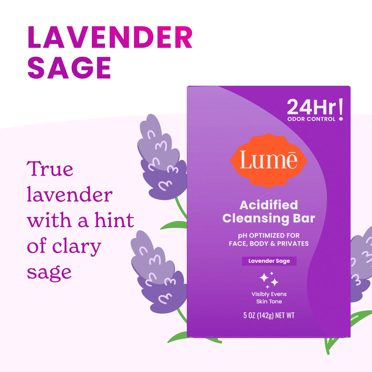 Lume bar in shower hand showing practical everyday use and 24‑hour odor control benefit