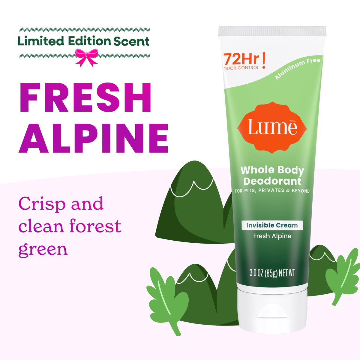 Lume cream texture close-up demonstrating smooth, non-greasy absorption benefit