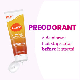 Lume on bathroom counter lifestyle shot showing everyday convenience benefit