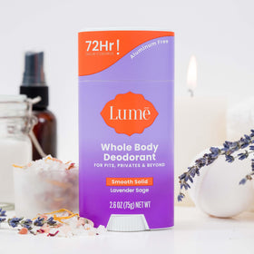 Lume stick on bathroom vanity evoking daily routine freshness and easy access