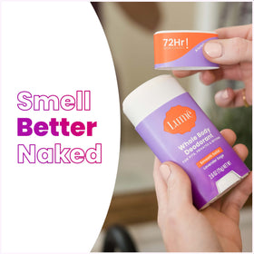 Gym bag scene with Lume stick highlighting on-the-go odor protection