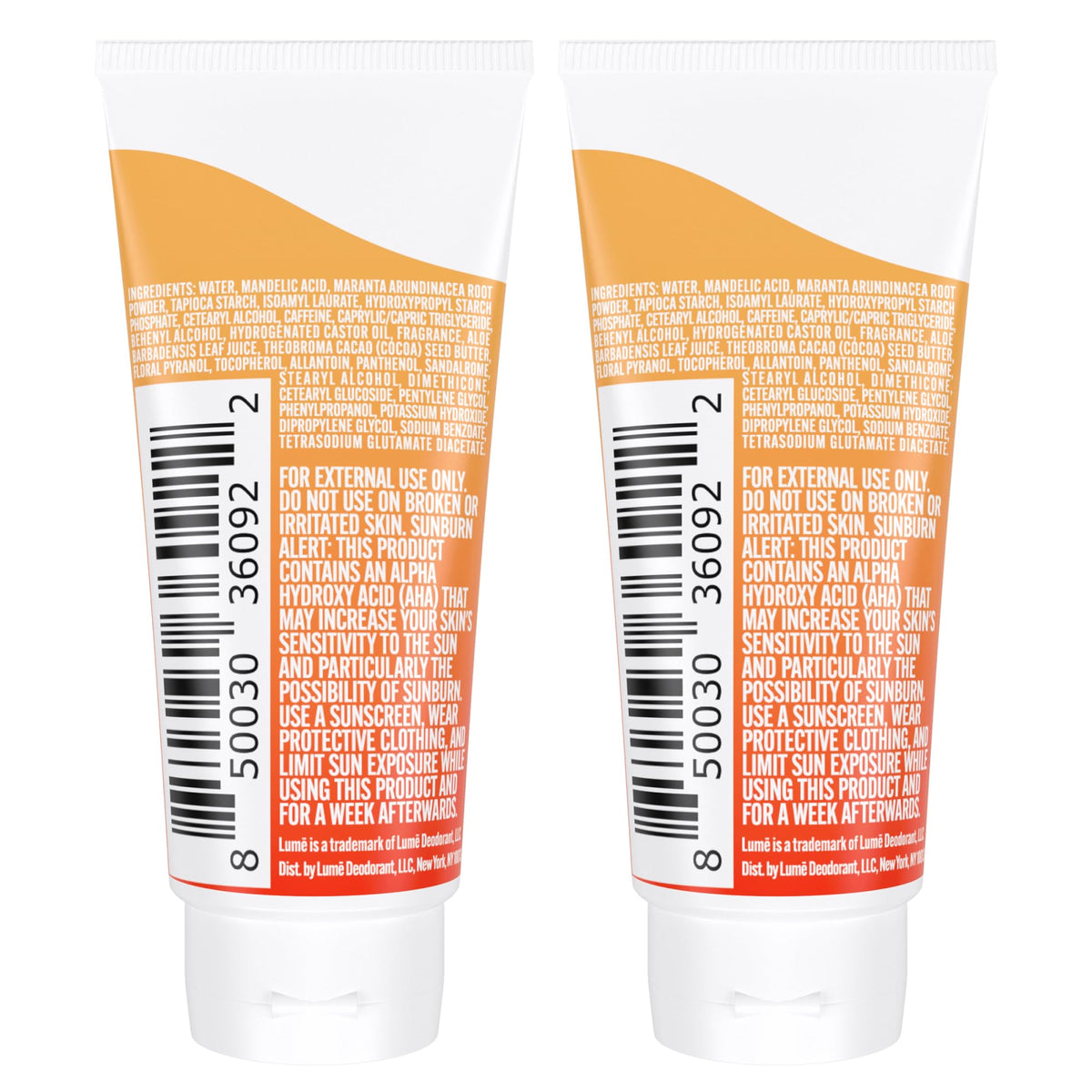 Lume lifestyle outdoors summer use model applying deodorant shows fresh citrus scent boost