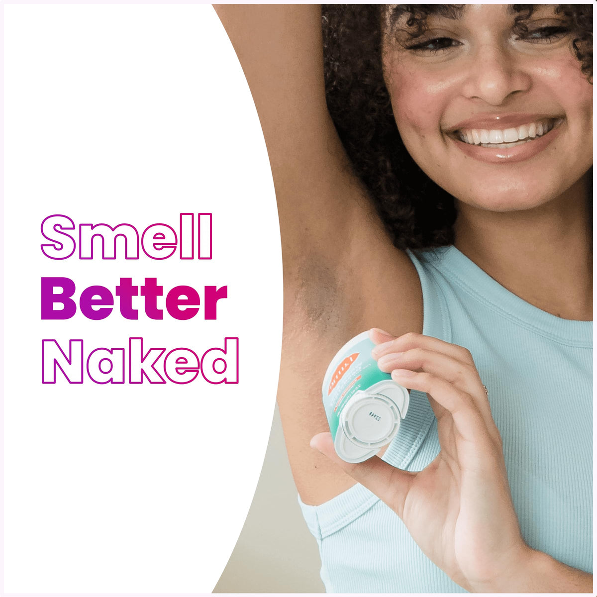 Lume stick staged with cucumber and mint for a fresh, spa-like scent and calming effect