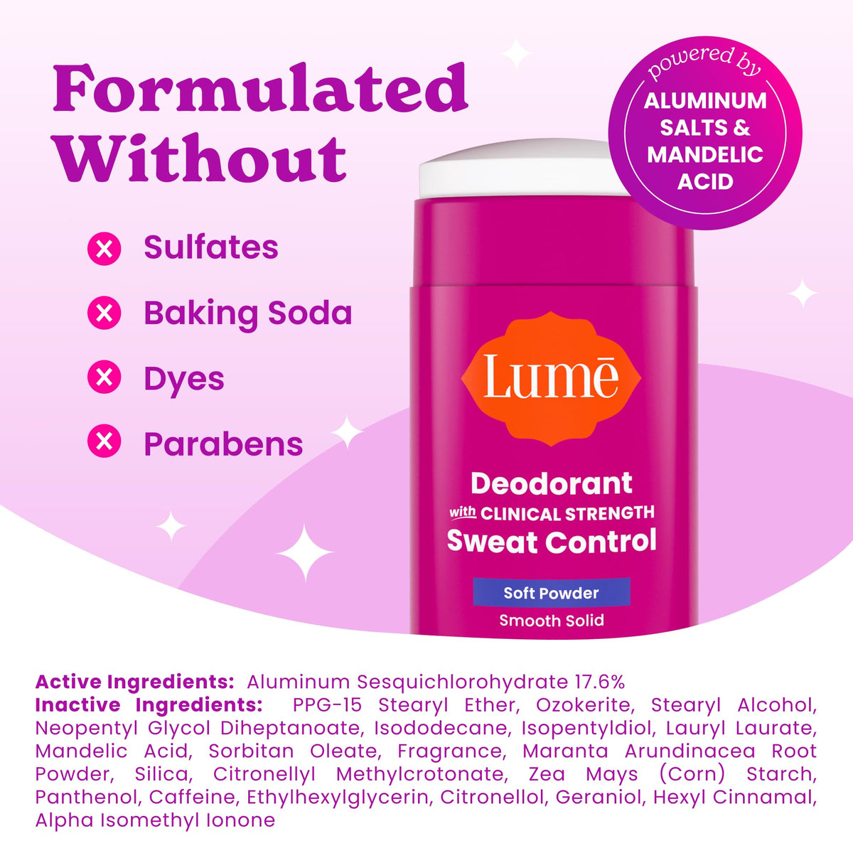 Lume open cap revealing label and easy-twist dispenser for controlled application