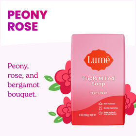 Lume foam in hand demonstrating creamy lather and gentle cleanse