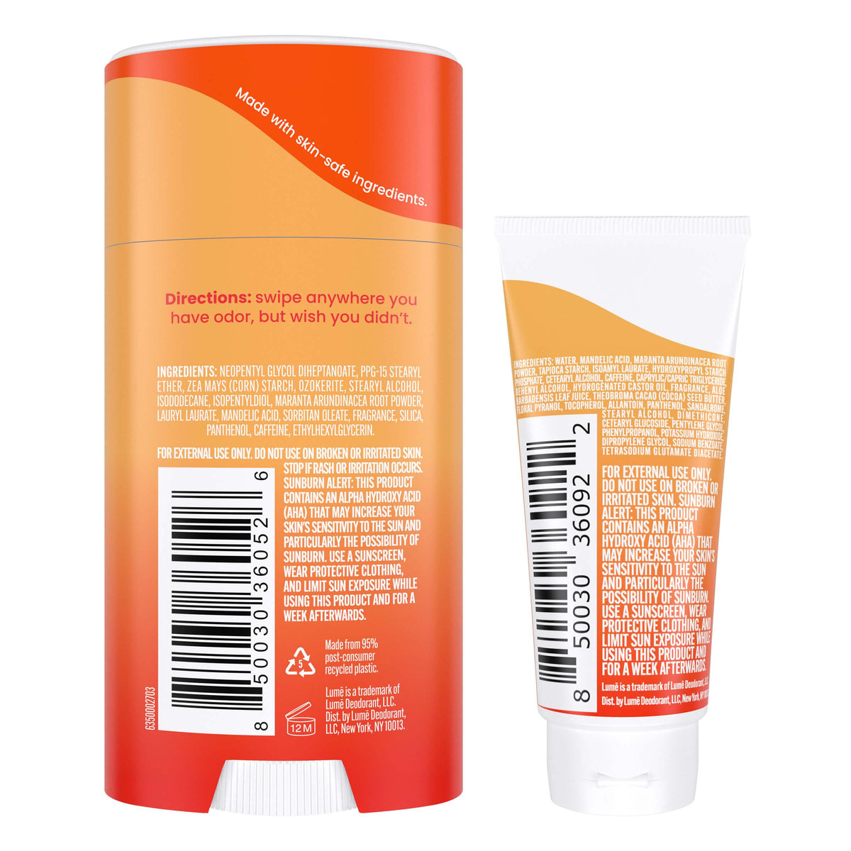 Lume solid stick texture glide demonstrating smooth application and fast coverage benefit