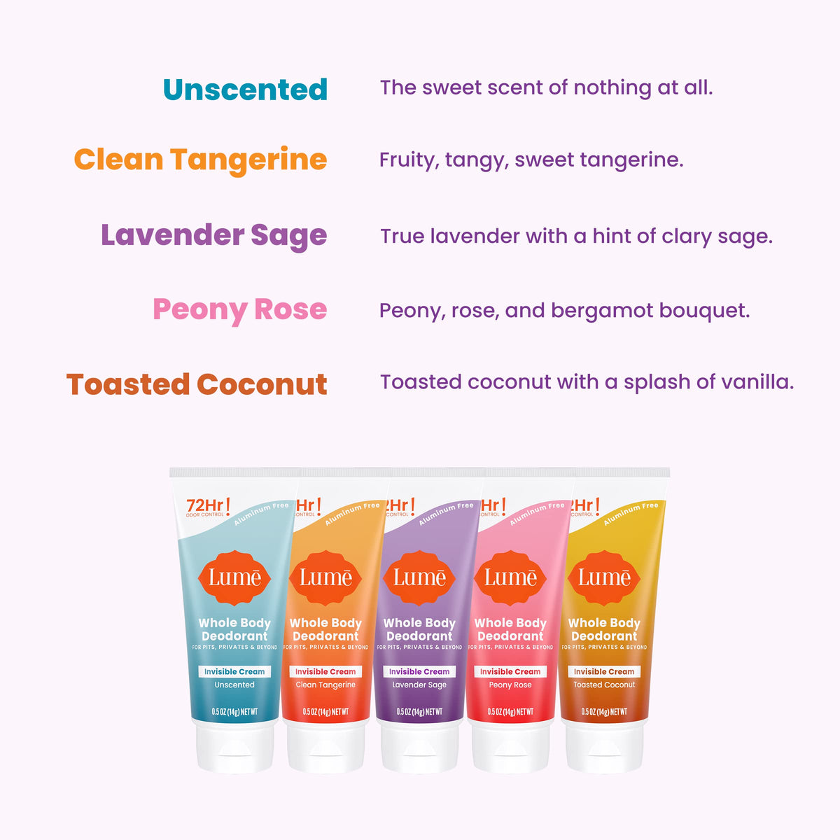 Lume Toasted Coconut cream swirled on surface highlighting smooth spreadability and tropical scent