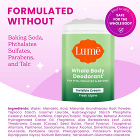 Lume stick in hand highlighting convenient travel-ready benefit