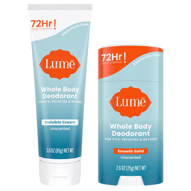 Lume front packaging showing bundle and benefits for whole-body odor control