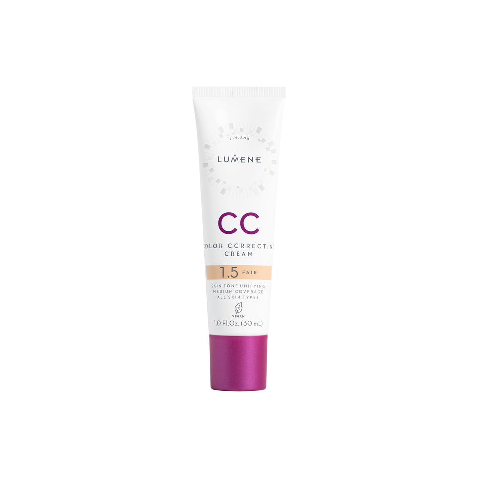 Lumene CC Cream front tube showing product and shade for quick identification and ease