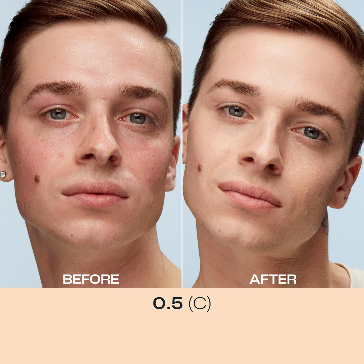 Lumene swatches on skin illustrating medium coverage and color-correcting benefit